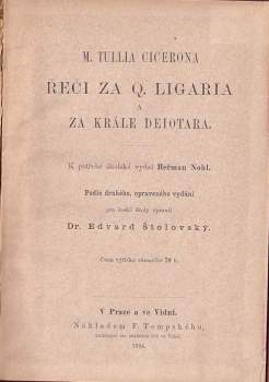 Marcus Tullius Cicero: Řeči Marka Tullia Ciceróna