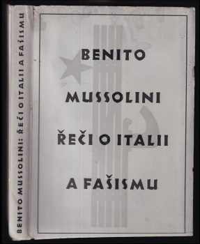 Řeči o Italii a fašismu
