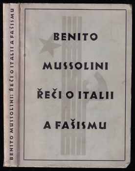 Řeči o Italii a fašismu - Benito Mussolini (1935, Plamja) - ID: 239915