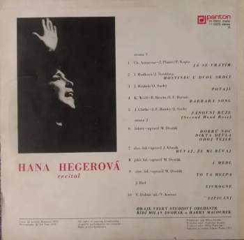 Hana Hegerová: Recital