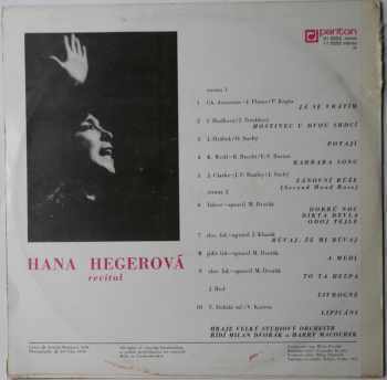 Hana Hegerová: Recital
