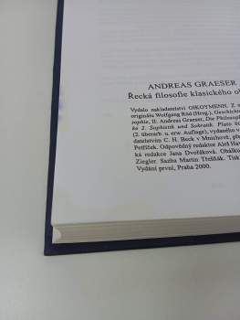 Andreas Graeser: Řecká filosofie klasického období