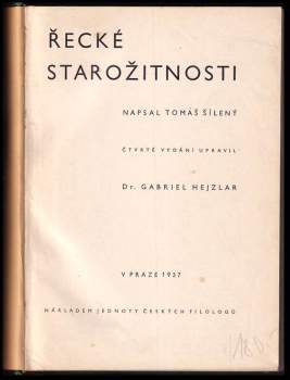 Tomáš Šílený: Řecké starožitnosti