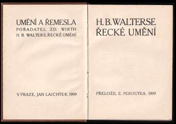 Henry Beauchamp Walters: Řecké umění