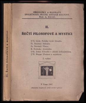 František Novotný: Řečtí filosofové a mystici