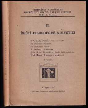 Řečtí filosofové a mystici