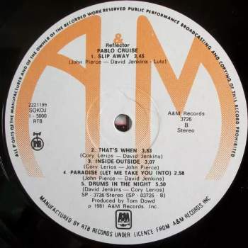 Pablo Cruise: Reflector