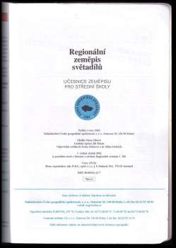 Milan Holeček: Regionální zeměpis světadílů