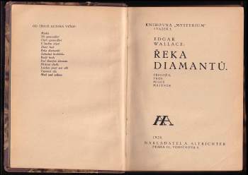 Edgar Wallace: Řeka diamantů