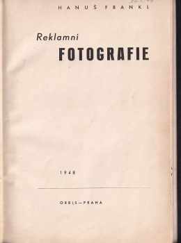 Hanuš Frankl: Reklamní fotografie