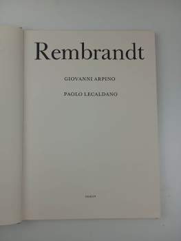 Paolo Lecaldano: Rembrandt