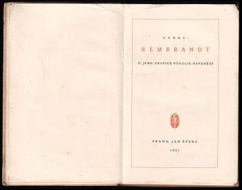 Gustav Jaroš-Gamma: Rembrandt