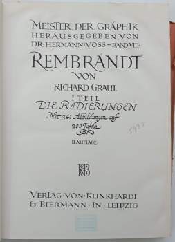Richard Graul: Rembrandt