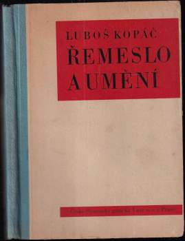 Řemeslo a umění