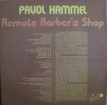 Pavol Hammel: Remote Barber's Shop
