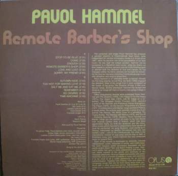 Pavol Hammel: Remote Barber's Shop