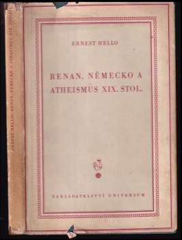 Renan, Německo a atheismus XIX. stol