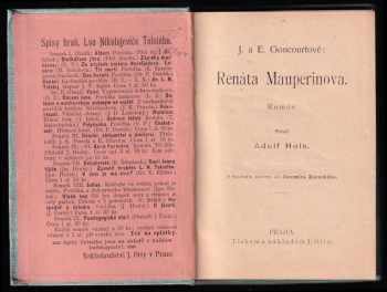 Edmond de Goncourt: Renáta Mauperinova