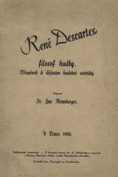 René Descartes, filosof hudby
