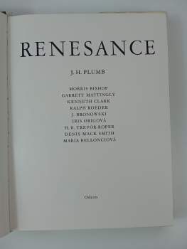 J. H Plumb: Renesance