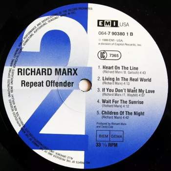Richard Marx: Repeat Offender