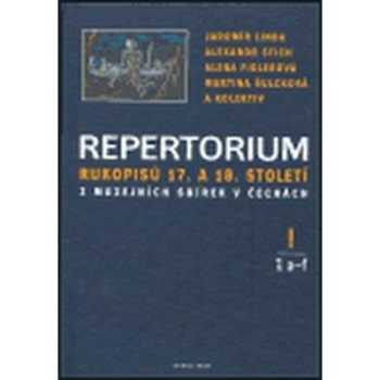 Repertorium rukopisů 17. a 18. století z muzejních sbírek v Čechách