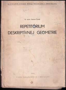 Repetitórium deskriptívnej geometrie