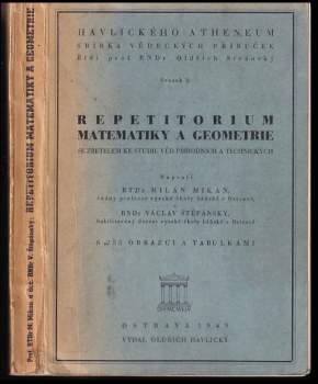Repetitorium matematiky a geometrie