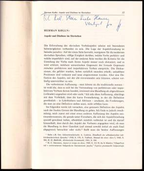 Reprint from Scando-Slavica Tomus XII