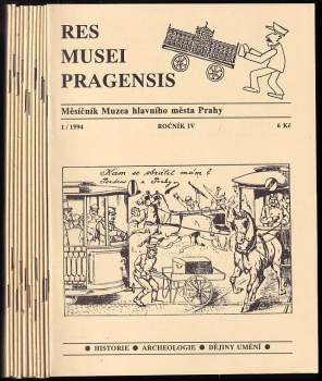 Res Musei Pragensis 1 - 12 / 1994 KOMPLETNÍ - ročník IV