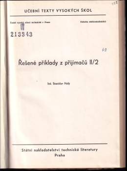 Stanislav Holý: Řešené příklady z přijímačů