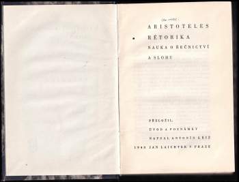 Aristotelés: Rétorika