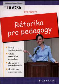 Rétorika pro pedagogy