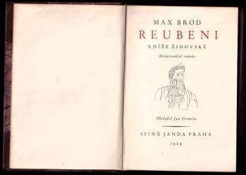 Max Brod: Reubeni, kníže židovské - PŘEDNOSTNÍ VÝTISK 11 z 50
