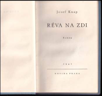 Josef Knap: Réva na zdi