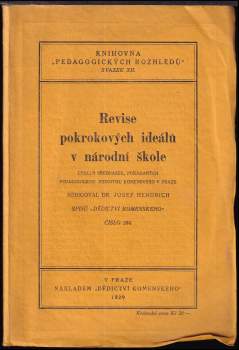 Revise pokrokových ideálů v národní škole