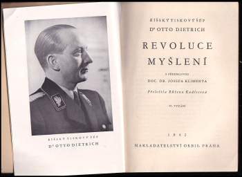Otto Dietrich: Revoluce myšlení
