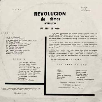 Los Seis De Oro: Revolución De Ritmos Vol. 1