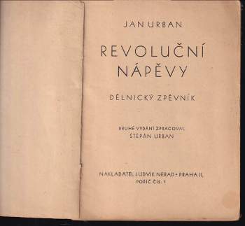Jan Urban: Revoluční nápěvy