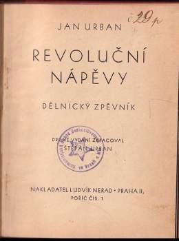 Jan Urban: Revoluční nápěvy