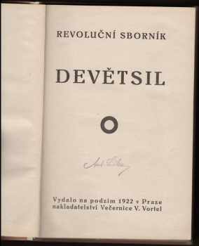 Revoluční sborník Devětsil