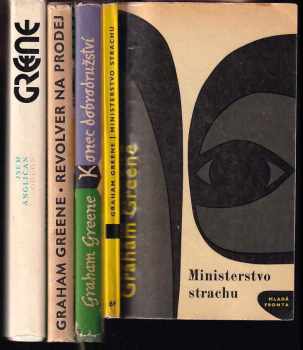 Graham Greene: KOMPLET Graham Greene 4X Jsem Angličan + Revolver na prodej + Konec dobrodružství + Ministerstvo strachu