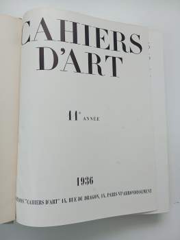 André Breton: Revue Cahiers d'Art 11. Année N° 1-10. ROČNÍK 11. 1936