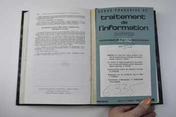 Association française d'informatique et de recherche opérationnelle: Revue française de traitement de l'information, Chiffres. Roky 1963-1965