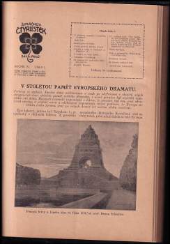 Revue mladých Ročník 1912 číslo 4 + Šimáčkův čtyřlístek Ročník IV. číslo 1-10