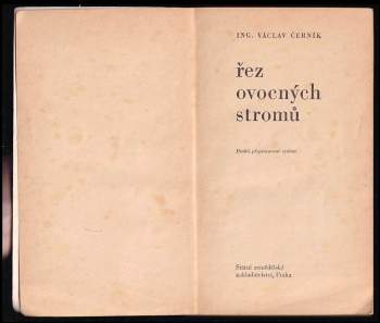 Václav Černík: Řez ovocných stromů