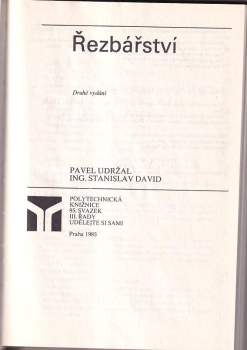 Stanislav David: Řezbářství