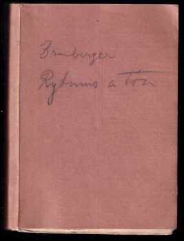 Jan Branberger: Rhytmus a ton