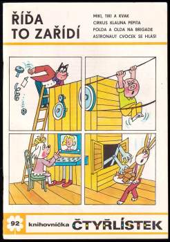 Ljuba Štíplová: Říďa to zařídí - Čtyřlístek 92