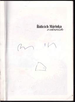 Felix Háj: Řídících Márinka o vánocích
